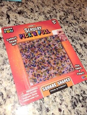 Crazy Fun Sensory Pick 'N Pull Square Shaped Pick & Fidget RMS